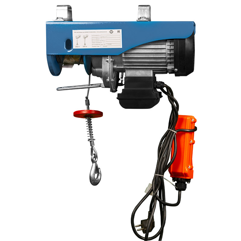 Таль электрическая мини комбинированная GEARSEN PA 220В, 250/500кг, 12/6м - 3